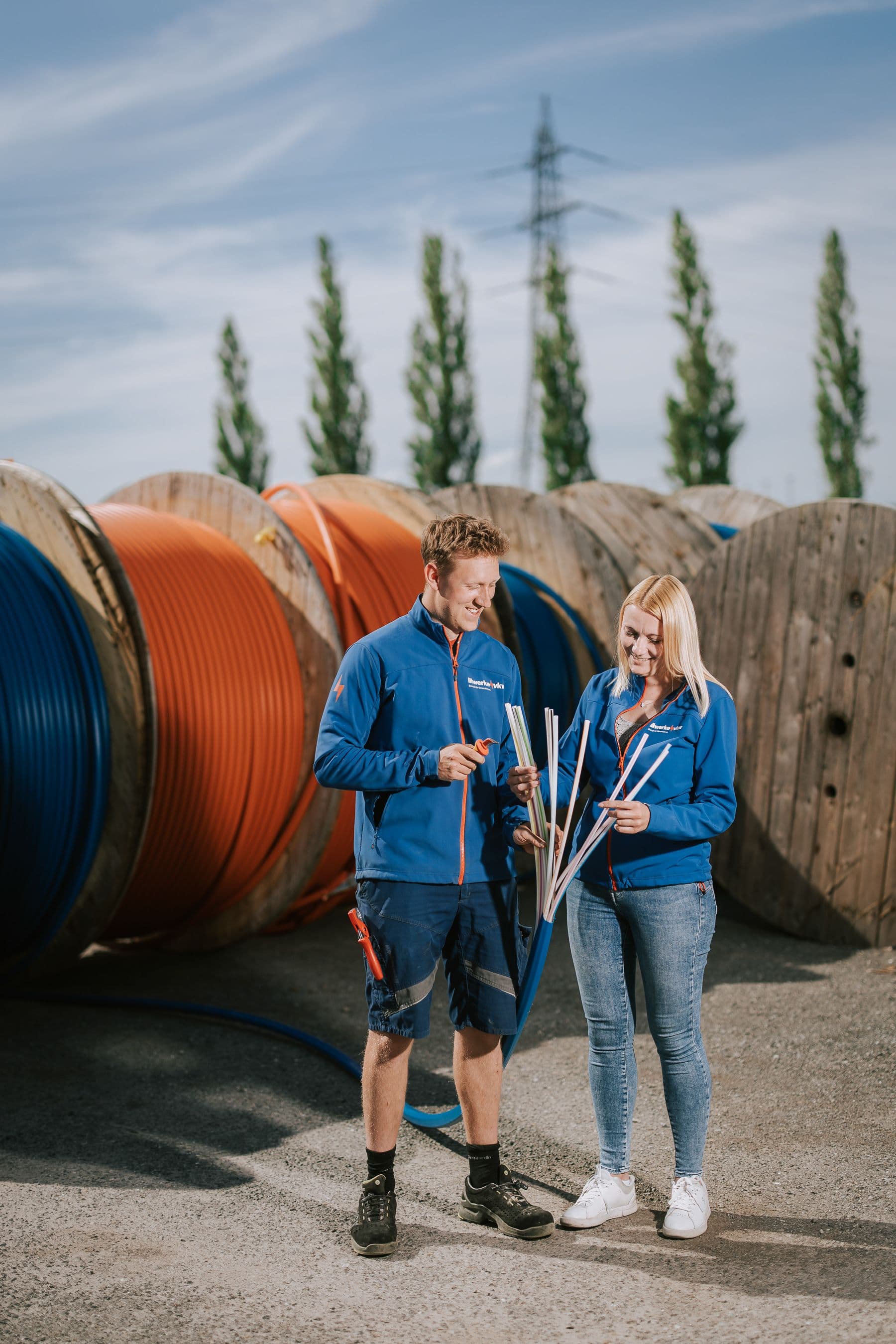 Mitarbeiter Telekom Glasfaser