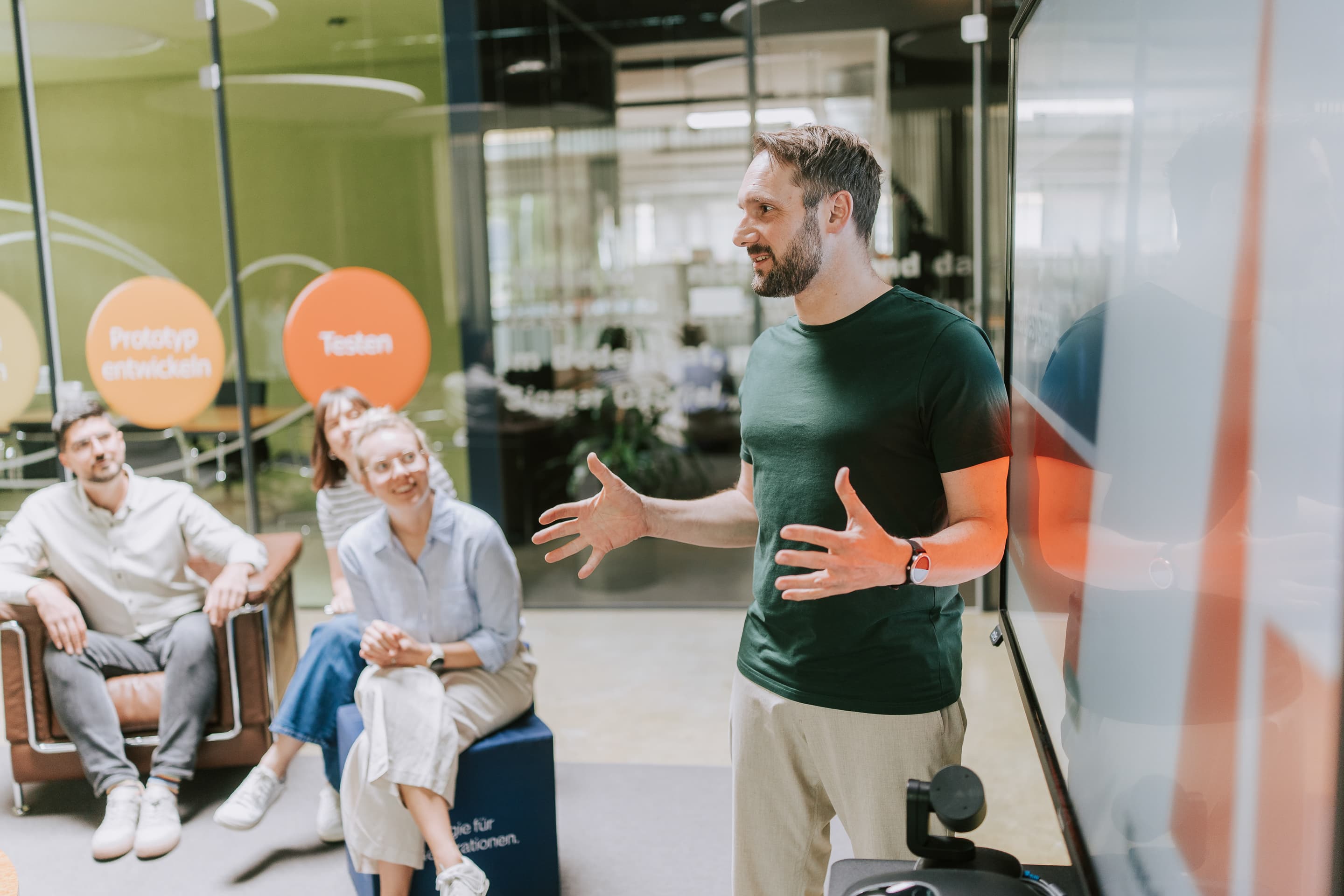 illwerke vkw Mitarbeiter in Workshop